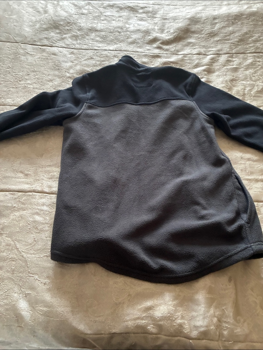 Levi's Kids Two-Tone Black and Gray Fleece Zip Jacket - Picture 3 of 3